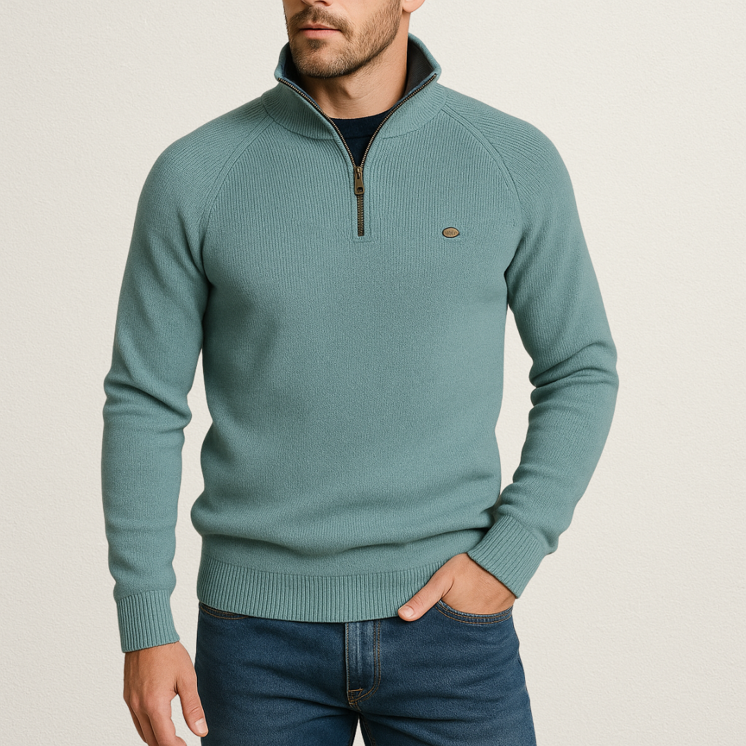 Mervavi | Męski wygodna i stylowa bluza zapinana na zamek błyskawiczny