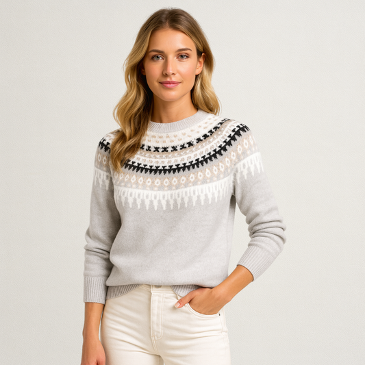 Mervavi | Elegancki damski sweter boho o ponadczasowym wyglądzie