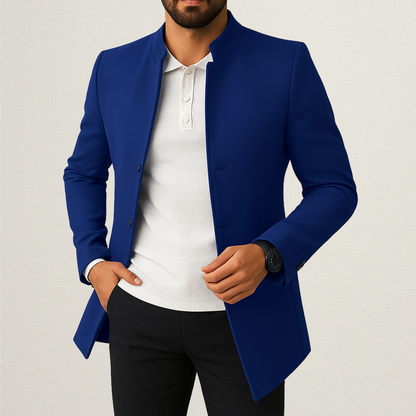 Mervavi | Płaszcz męski zimowy długi