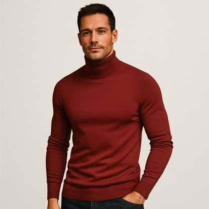 Mervavi | Wygodny męski sweter z golfem