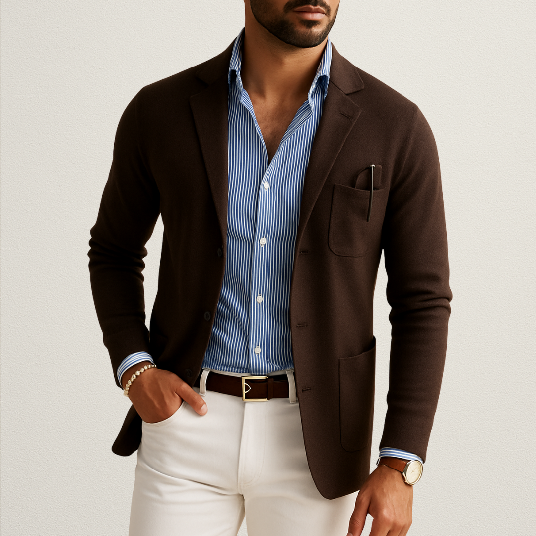 Mervavi | Wysokiej jakości wygodna marynarka męski