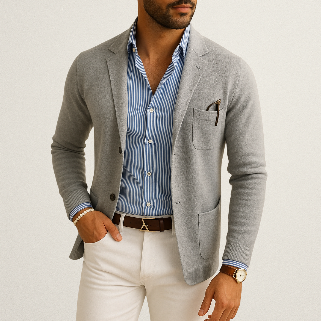 Mervavi | Wysokiej jakości wygodna marynarka męski