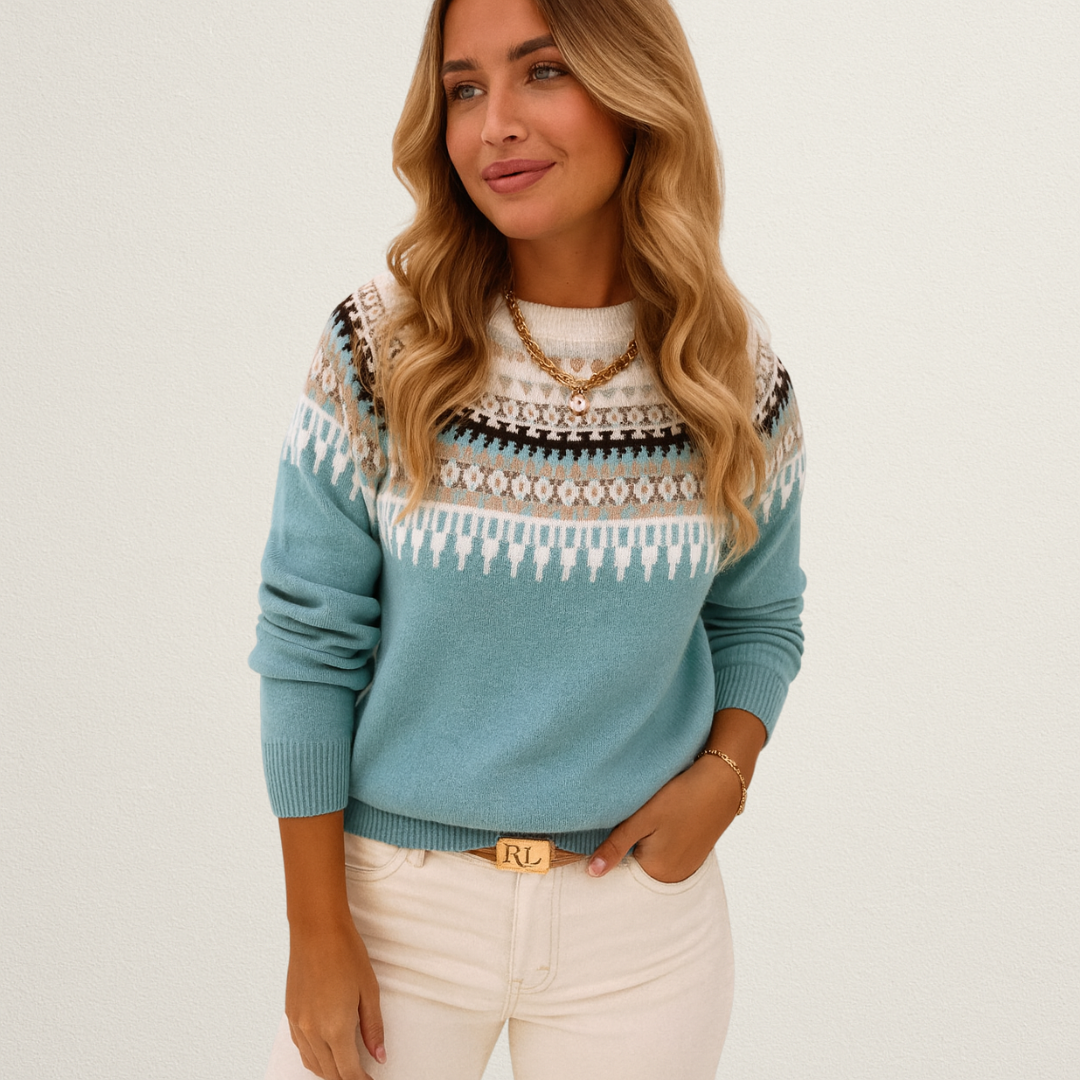 Mervavi | Elegancki damski sweter boho o ponadczasowym wyglądzie