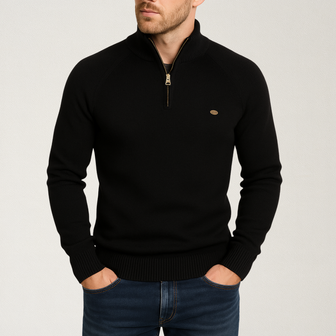 Mervavi | Męski wygodna i stylowa bluza zapinana na zamek błyskawiczny