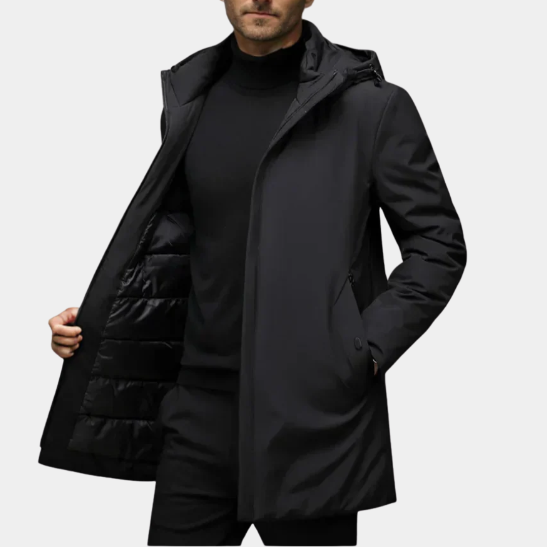 Mervavi | Męski lekka kurtka zimowa z ociepleniem