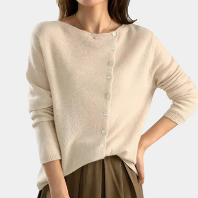 Mervavi | Elegancki damski kardigan zapinany na guziki