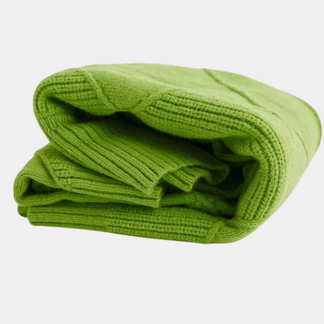 Mervavi | Damski sweter z wysokim kołnierzem