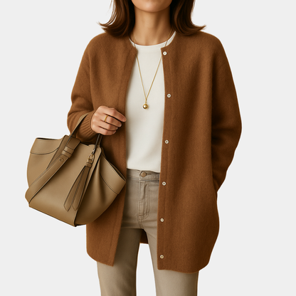 Mervavi | Damski kardigan z guzikami
