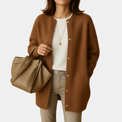 Mervavi | Damski kardigan z guzikami