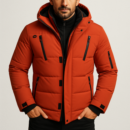 Mervavi | Męski wodoodporny płaszcz zimowy z ciepłą podszewką