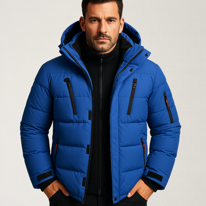 Mervavi | Męski wodoodporny płaszcz zimowy z ciepłą podszewką